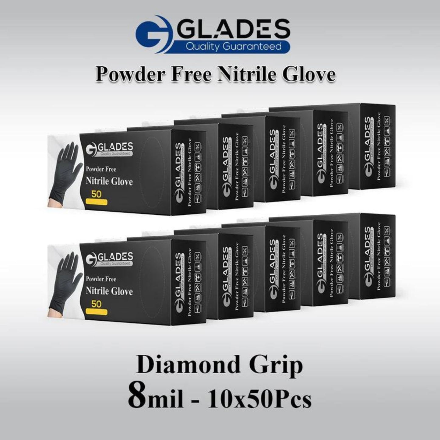 (WHOLESALE) MONALISA PURPLE DISPOSABLE NITRILE GLOVES POWDER FREE LATEX FREE 5MIL