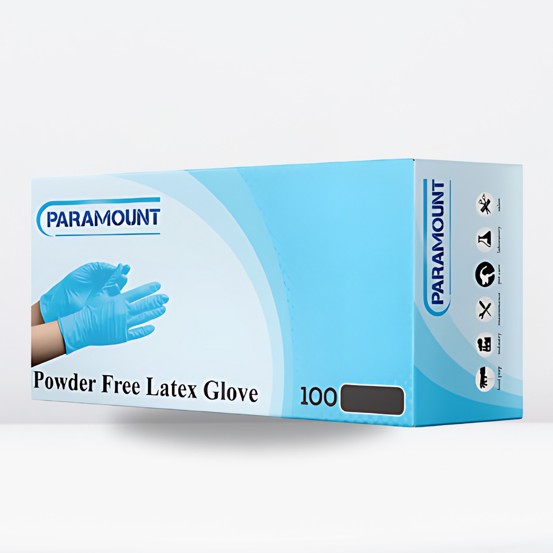 PARAMOUNT® Blue Nitrile Gloves | 4mil Exam Gloves | Powder Free Gloves