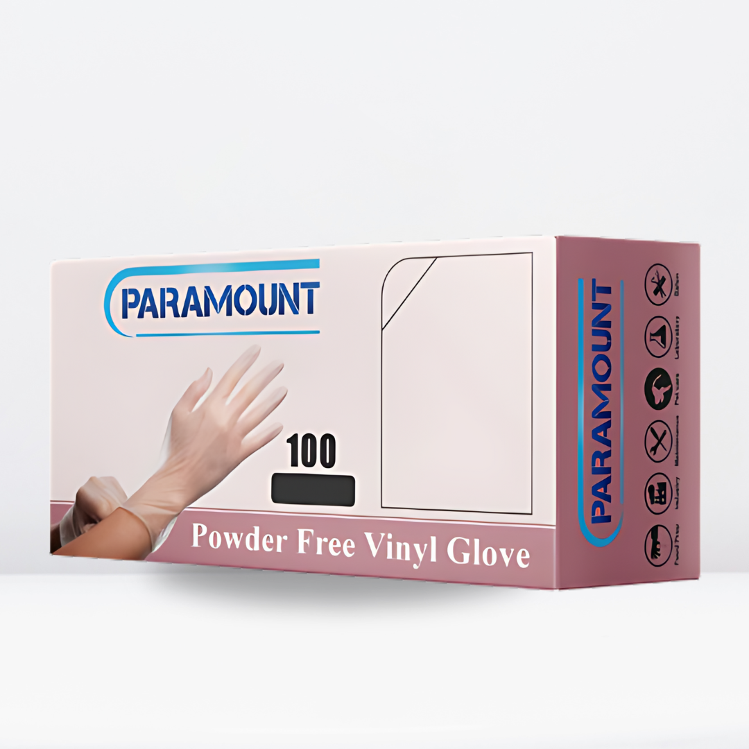 PARAMOUNT® Clear Gloves | 4mil Vinyle Gloves | Powder Free Gloves